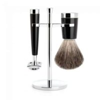 Ce set de rasage traditionnel est idéal pour prendre soin de la peau des hommes en utilisant un bel objet d'un design épuré et élégant !