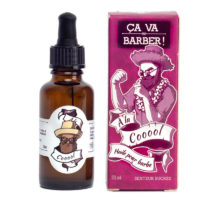 Grâce à l’huile pour barbe bio « À la cool », votre peau est parfaitement hydratée et vos poils sont domptés et soyeux !