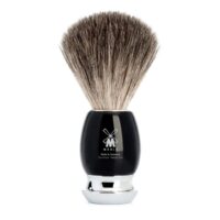 Blaireau de rasage Mühle gris 1er choix résine noire