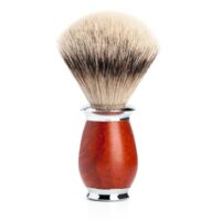 Blaireau de rasage Mühle pur argenté bois de bruyère