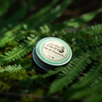 Pot de cire à moustache Le Père Lucien parfum Cologne-Fougère, 15 g, couvercle à vis en aluminium