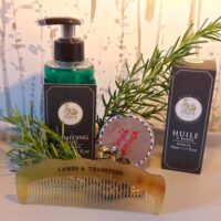 Coffret cadeau pour barbu : huile, baume et peigne à barbe