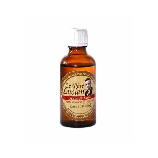 Huile d'entretien de la barbe Le Père Lucien, flacon de 50 ml