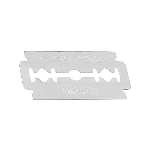Lame de rasoir double tranchant Merkur, acier inoxydable