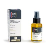 Huile de pré-rasage Osma Tradition 50 ml, flacon pompe et son étui